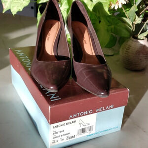 Antonio Mellani Brown Dress Pump Heels Women SIZE 9.5